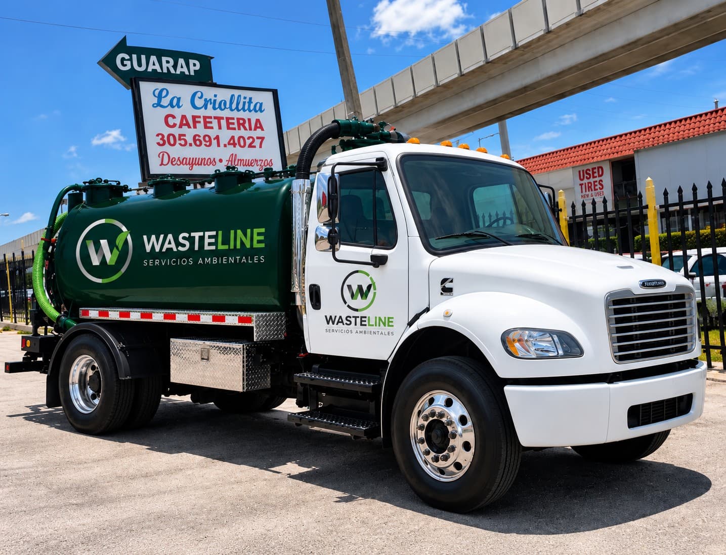 Camión de servicio Wasteline
